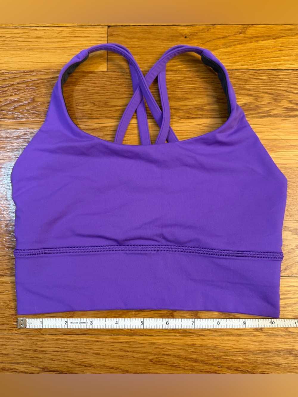 Lululemon Energy Longline Bra *Medium Support B–D Cups Atomic Purple - Size 2 - Picture 3 of 6